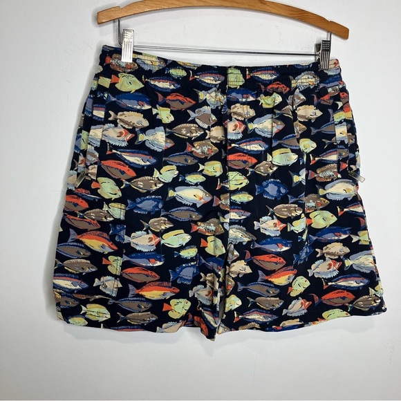 Tori Richard Honolulu swim trunks tropical fish size large pockets multicolored - Picture 1 of 8